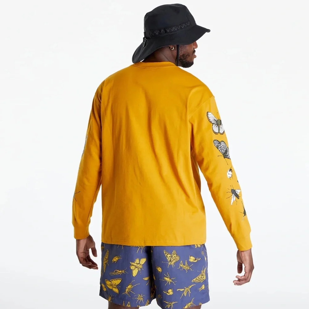 Nike ACG "Insect" Long Sleeve Yellow Loose Fit T-shirt Men's Size XS - Picture 6 of 12